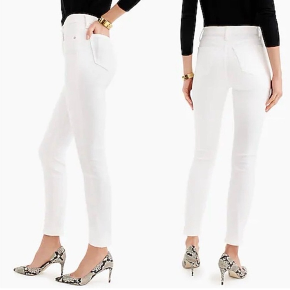 J crew high rise skinny jeans
